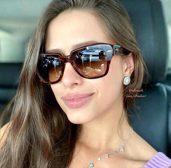 Ray-Ban Accessories - RayBan State Street Tortoise Frame RB2186 Gradient Brown Lens Unisex New